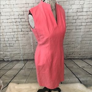 Laundry coral dress 6